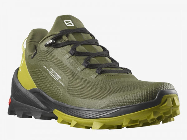 Salomon Herren Traillaufschuh Cross Over olive/Gore-Tex