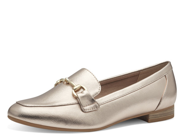 Marco Tozzi Damen Slipper platinum