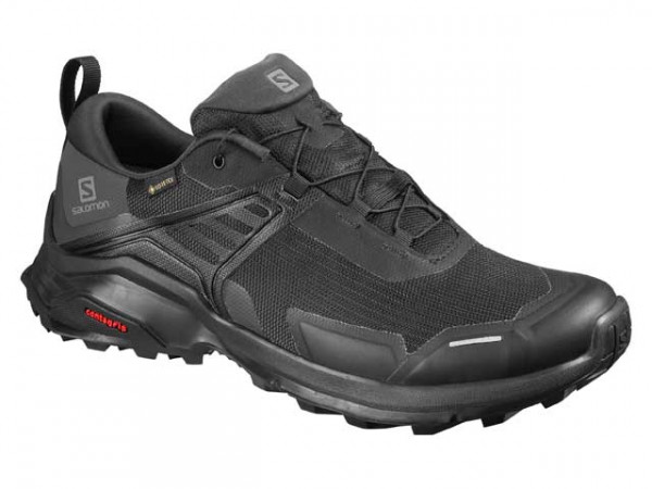 Salomon Herren Hikingschuh X-Raise schwarz/Gore-Tex