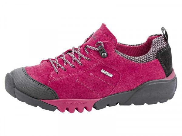 Waldläufer Damen Schnürschuh Amiata magenta/TEX