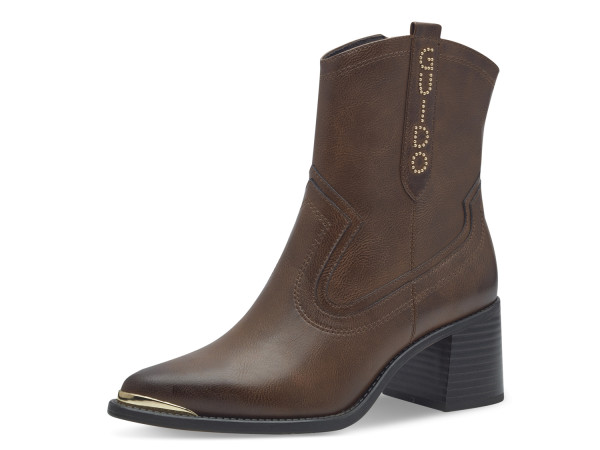 Marco Tozzi By Gmk Damen Stiefelette chestnut