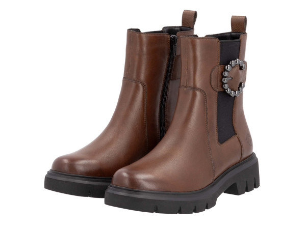 Remonte Damen Chelsea Stiefelette chestnut