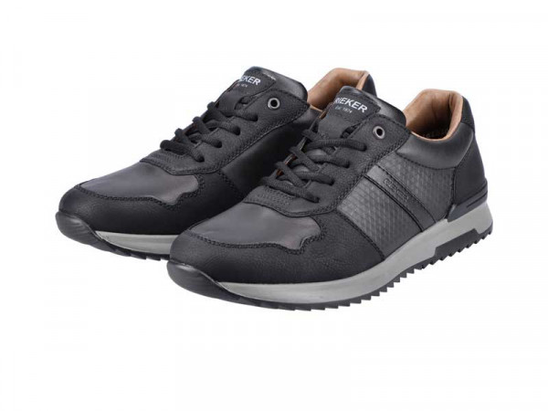 Rieker Herren Schnürschuh black