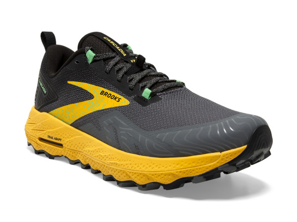 Brooks Herren Trailrunning Schuh Cascadia 17 lemon/chrome