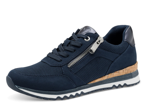 Marco Tozzi Damen Sneaker navy/combi