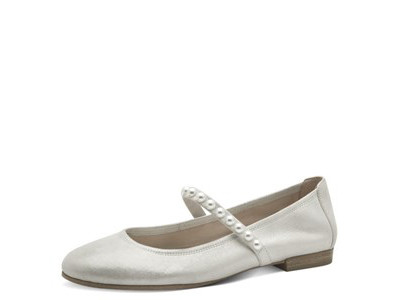 Tamaris Damen Ballerina silver